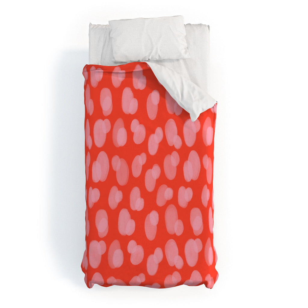 Angela Minca Cute abstract dots Duvet Cover