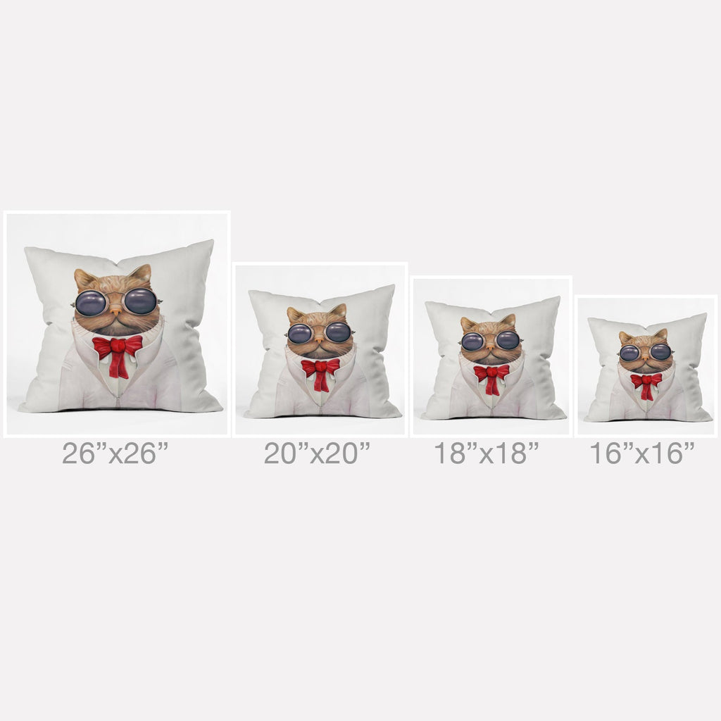 Animal Crew Astro Cat Throw Pillow