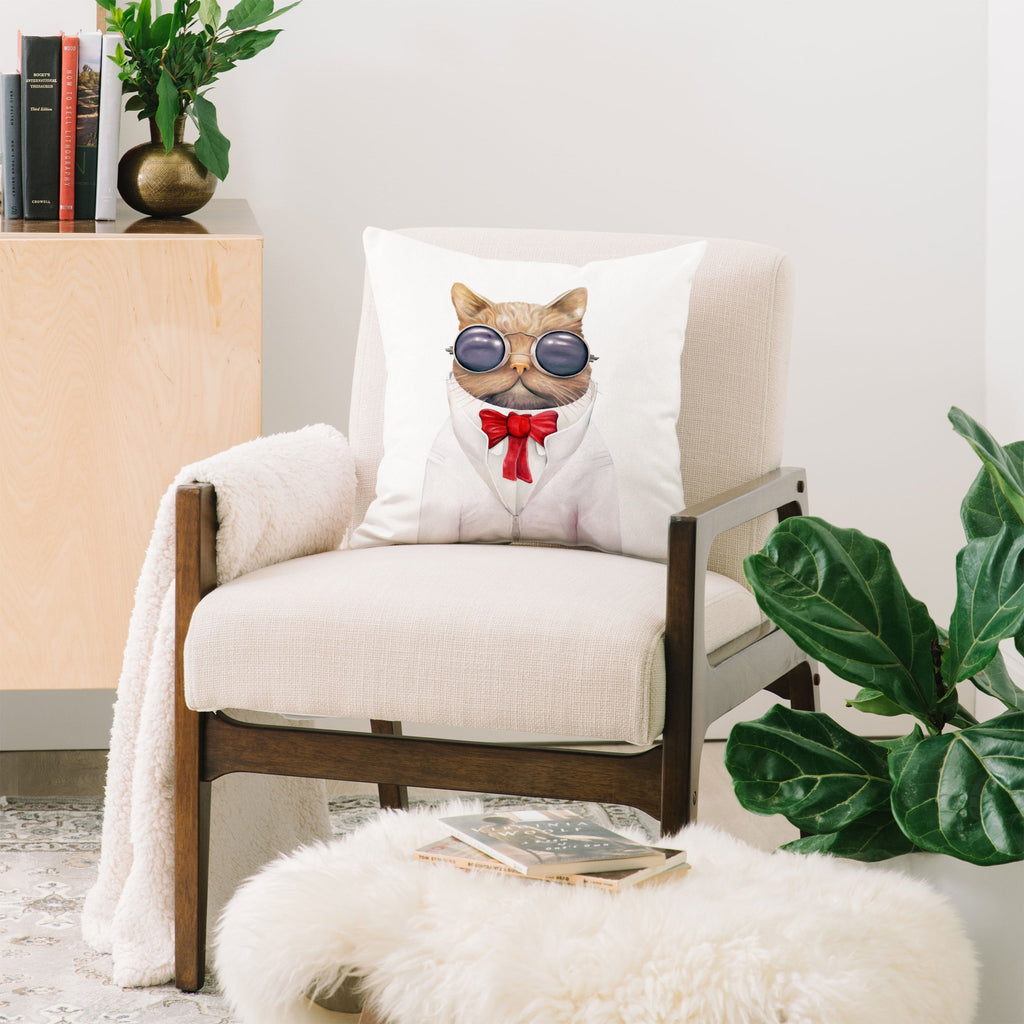 Animal Crew Astro Cat Throw Pillow