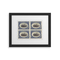 DENY Designs 1901 1c Fast Lake Navigation Stamps Framed Art Print