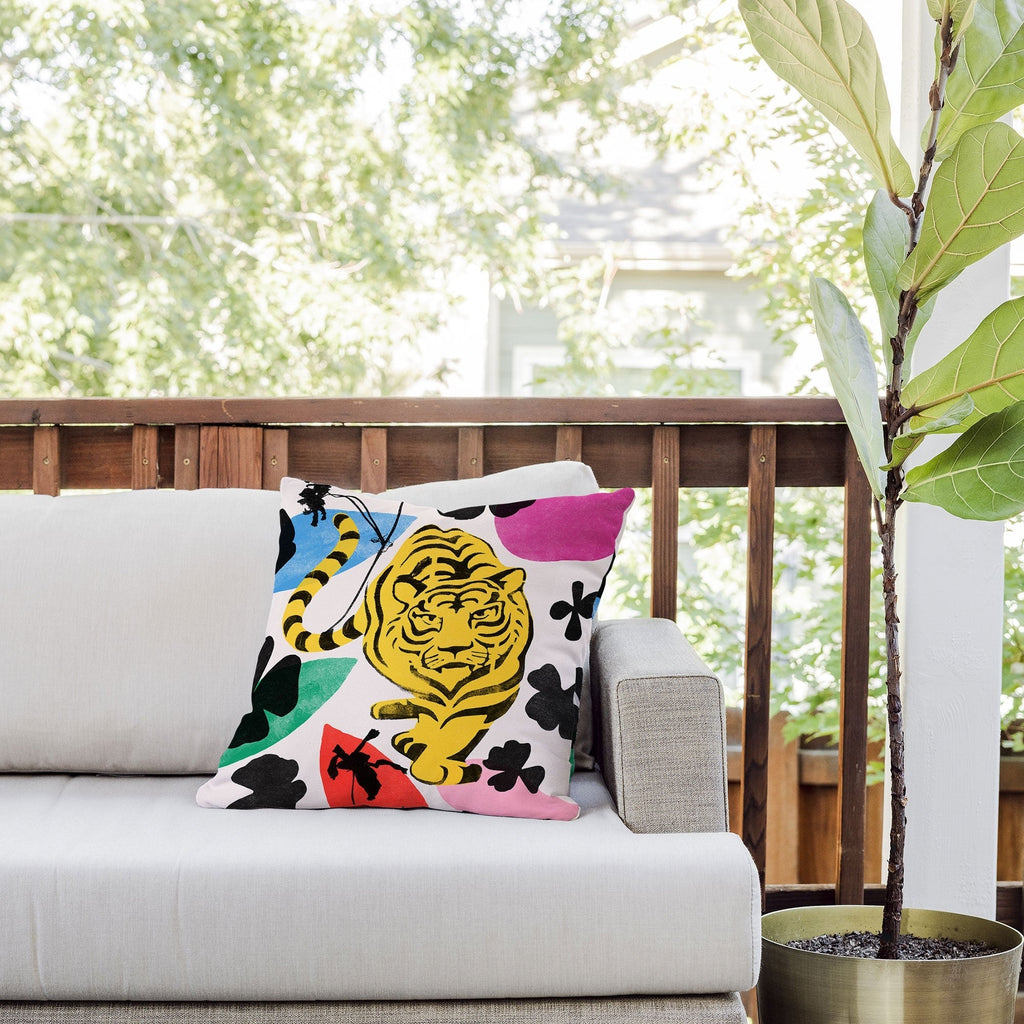 Garima Dhawan wild 3 Outdoor Throw Pillow