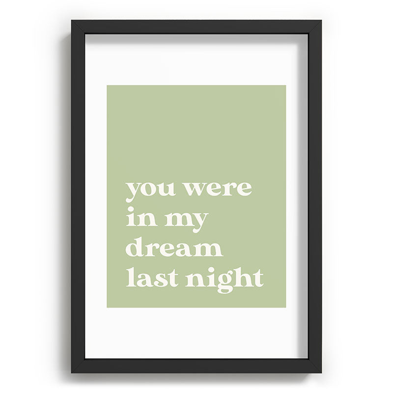 April Lane Art Green Dream I Recessed Framing Rectangle