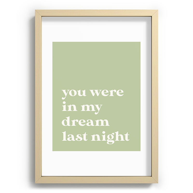 April Lane Art Green Dream I Recessed Framing Rectangle