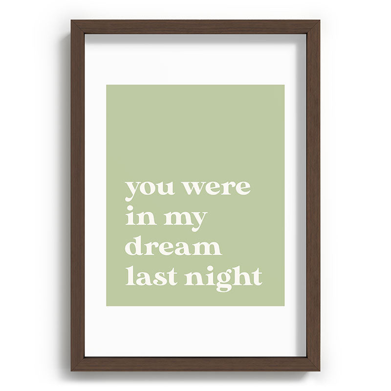 April Lane Art Green Dream I Recessed Framing Rectangle