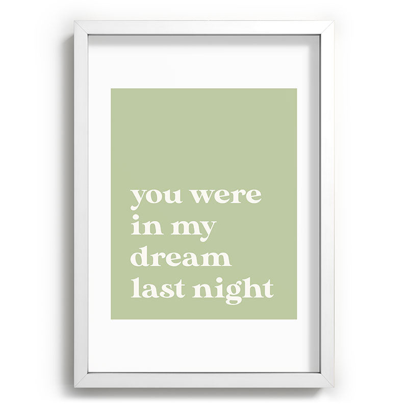 April Lane Art Green Dream I Recessed Framing Rectangle