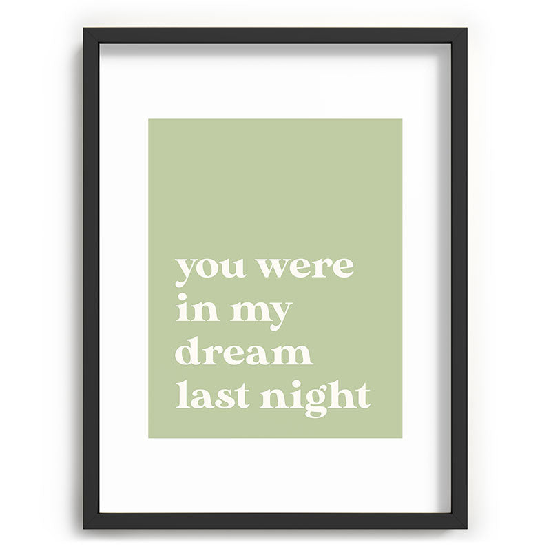 April Lane Art Green Dream I Recessed Framing Rectangle