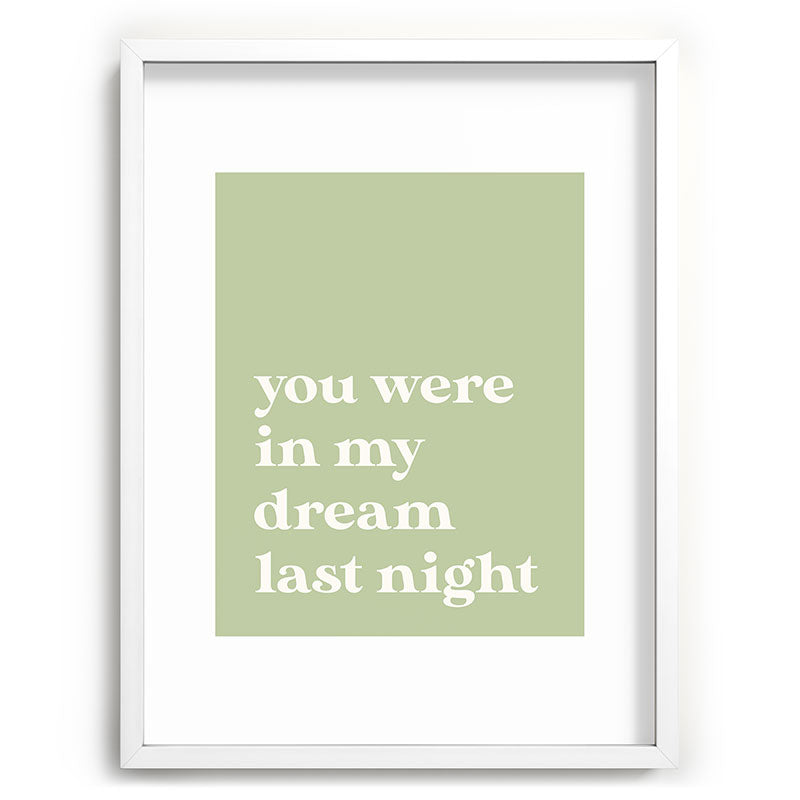 April Lane Art Green Dream I Recessed Framing Rectangle