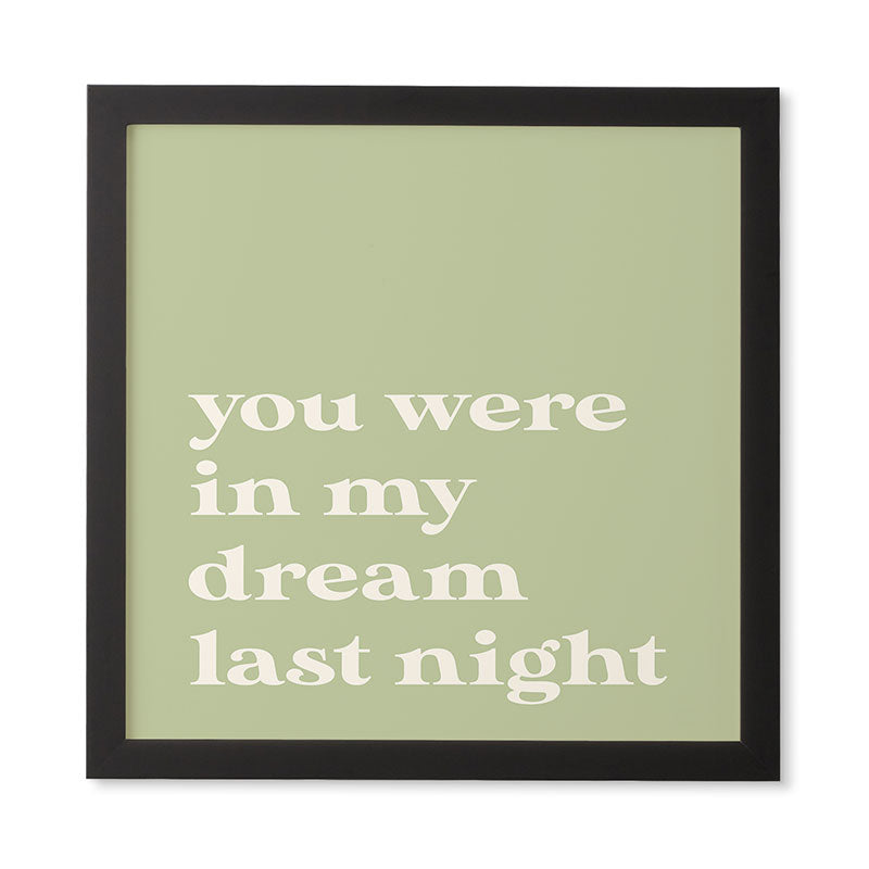 April Lane Art Green Dream I Framed Wall Art
