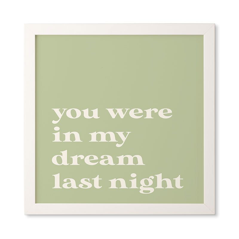 April Lane Art Green Dream I Framed Wall Art
