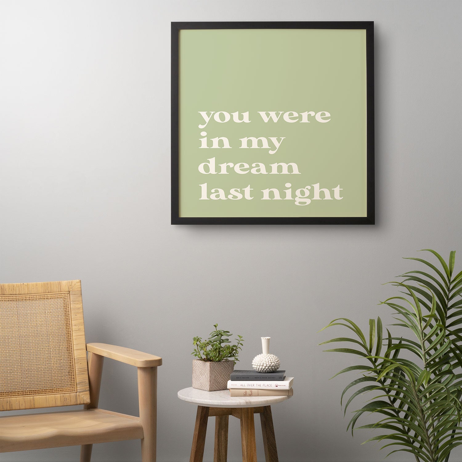 April Lane Art Green Dream I Framed Wall Art