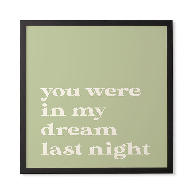 April Lane Art Green Dream I Framed Wall Art