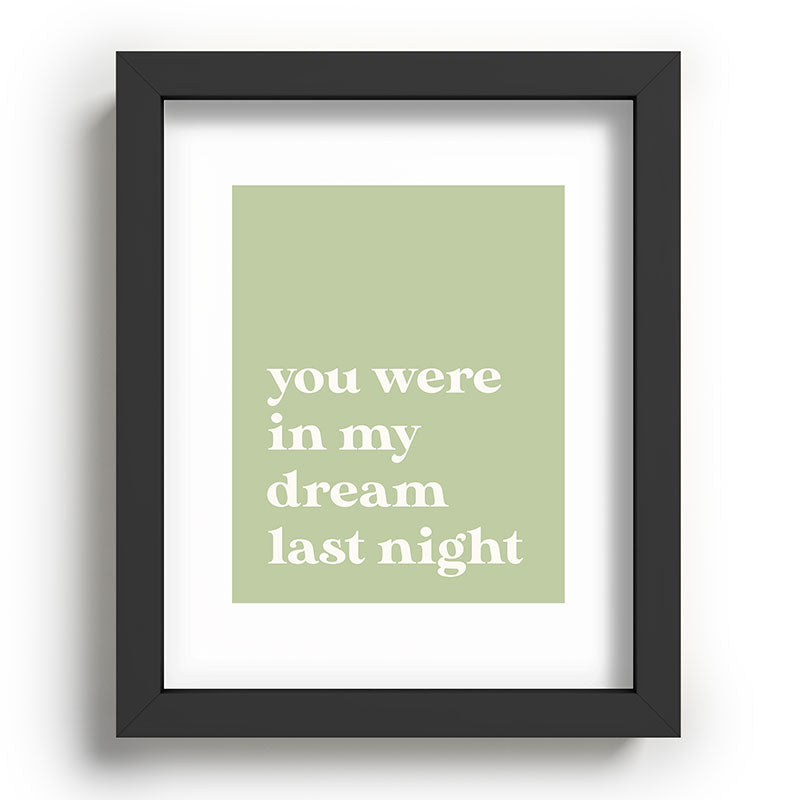 April Lane Art Green Dream I Recessed Framing Rectangle