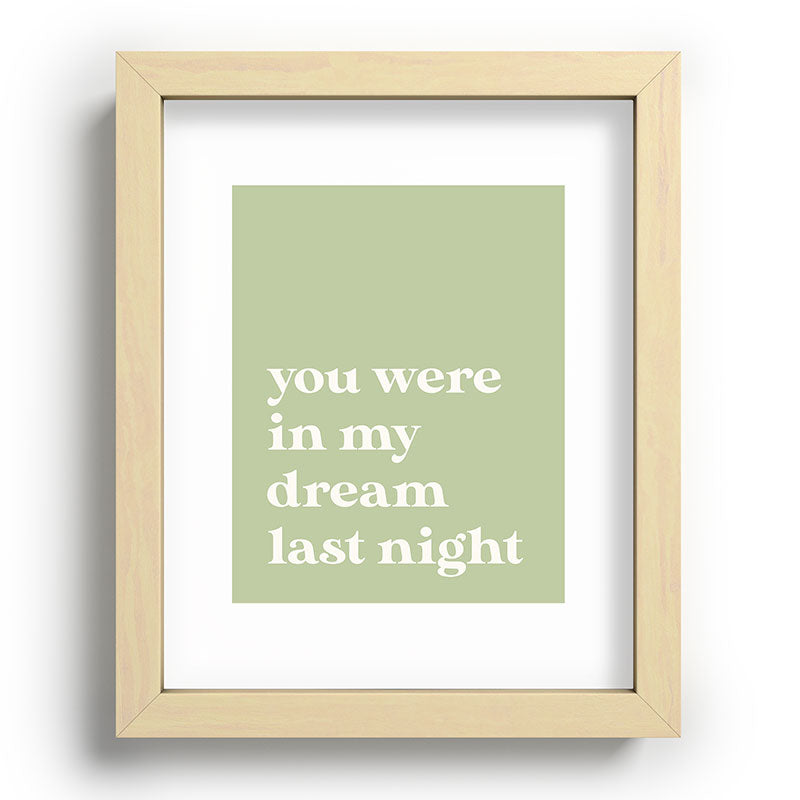 April Lane Art Green Dream I Recessed Framing Rectangle