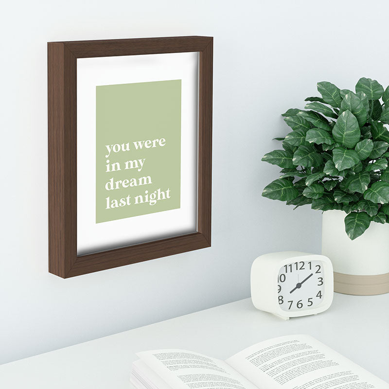 April Lane Art Green Dream I Recessed Framing Rectangle