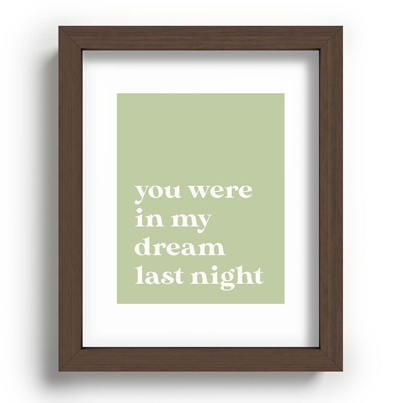 April Lane Art Green Dream I Recessed Framing Rectangle