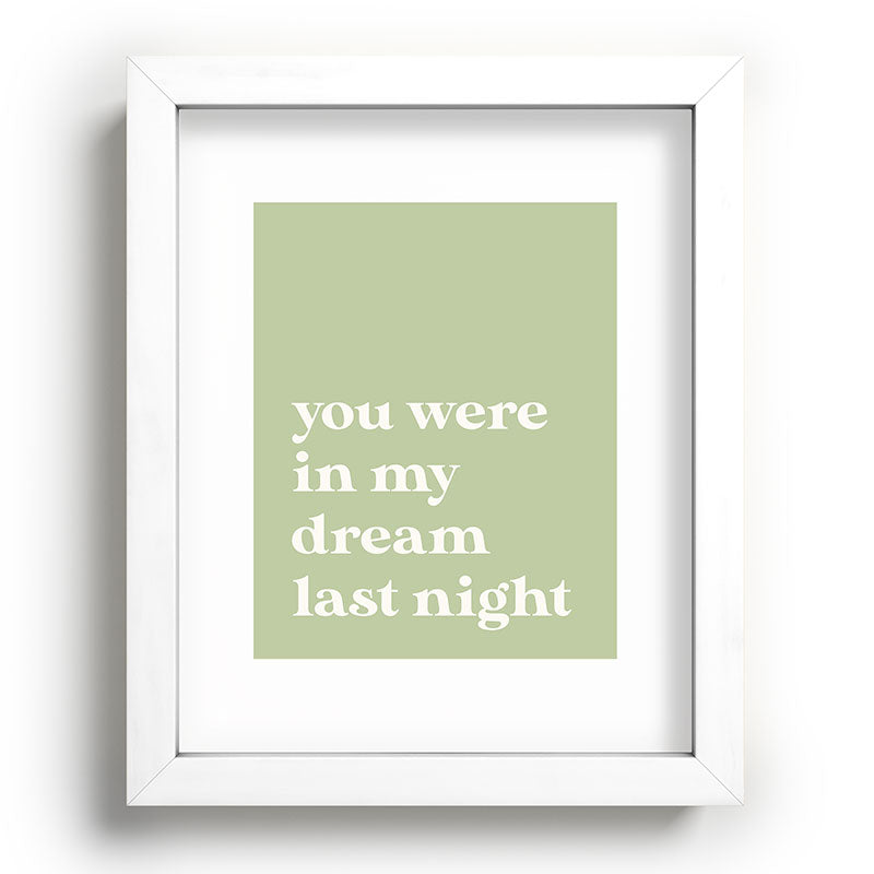 April Lane Art Green Dream I Recessed Framing Rectangle