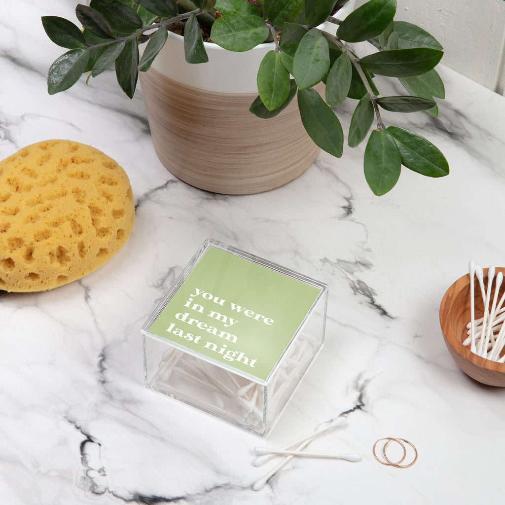 April Lane Art Green Dream I Acrylic Box