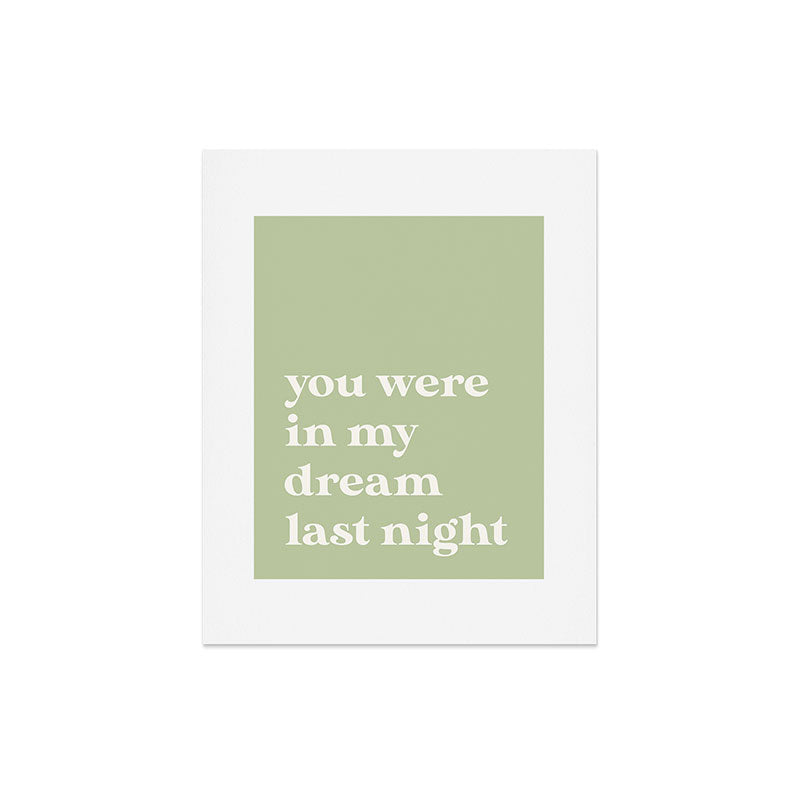 April Lane Art Green Dream I Art Print