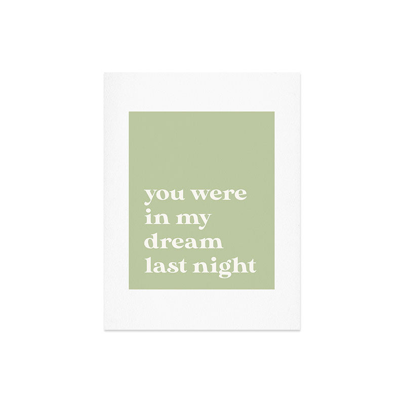 April Lane Art Green Dream I Art Print