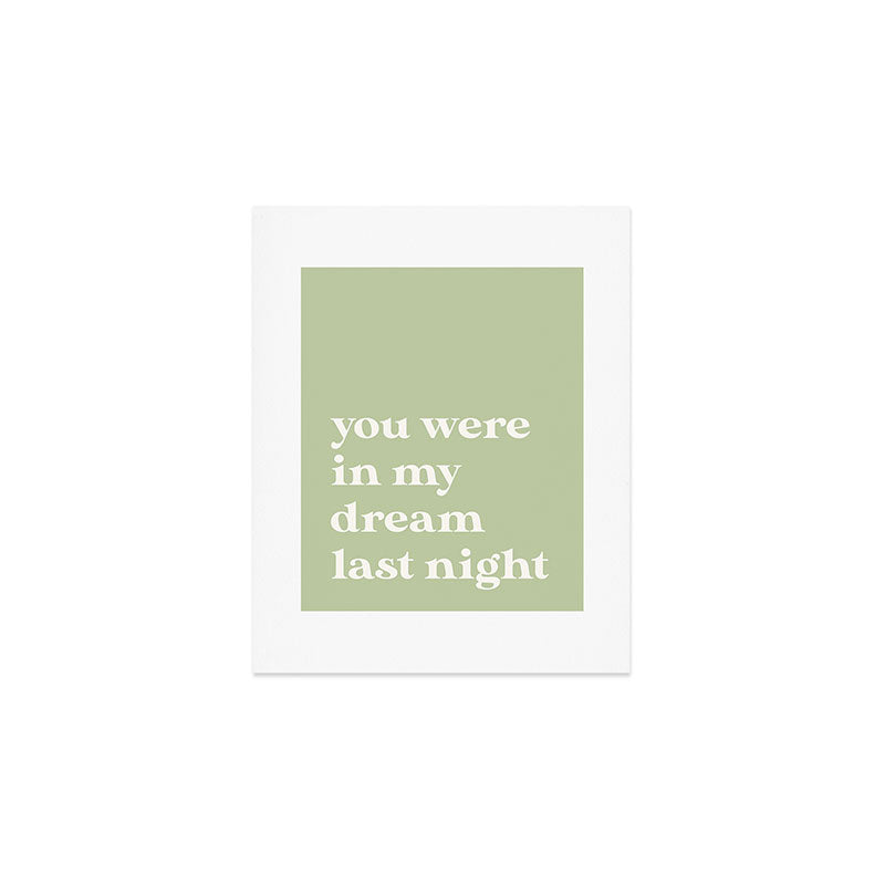 April Lane Art Green Dream I Art Print