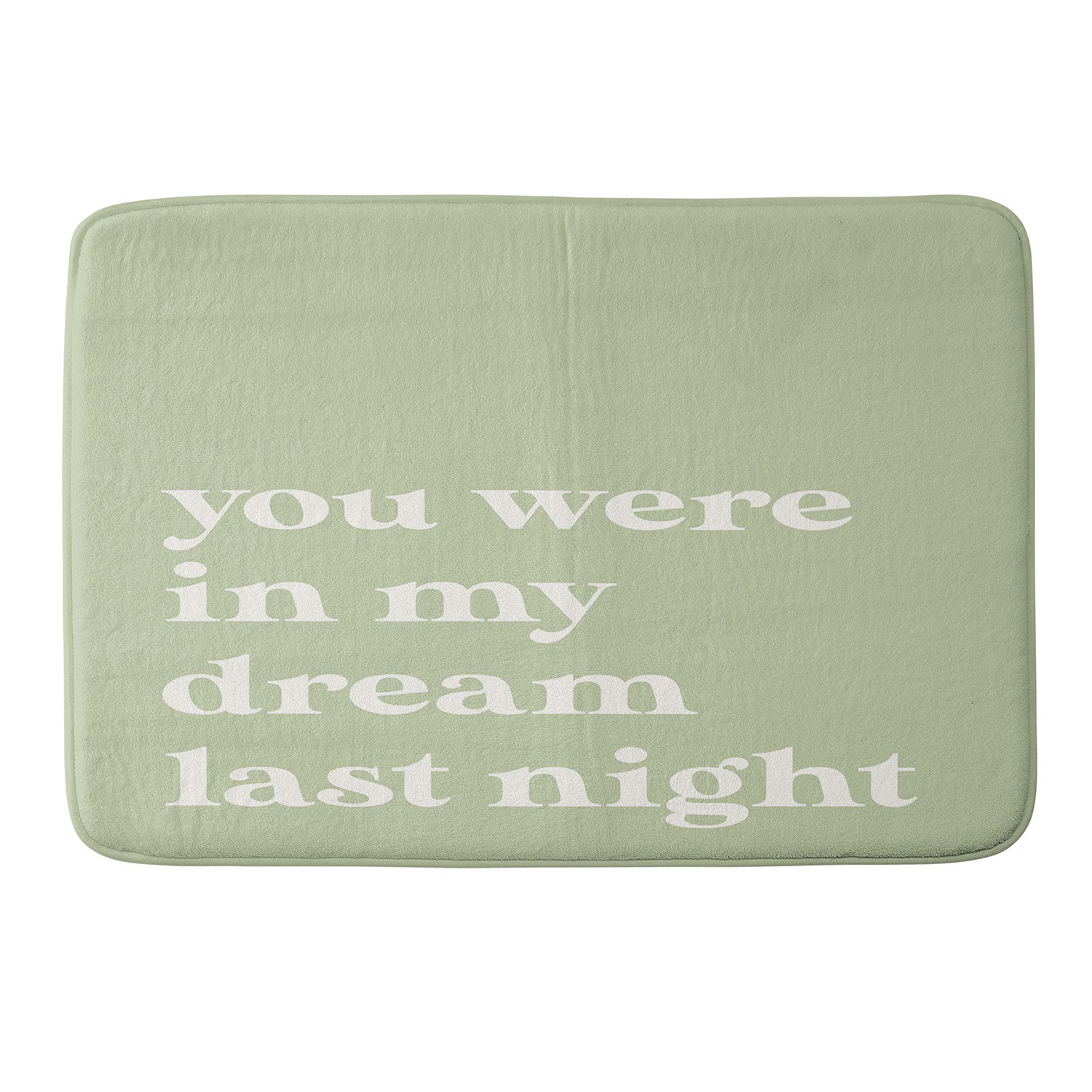 April Lane Art Green Dream I Memory Foam Bath Mat