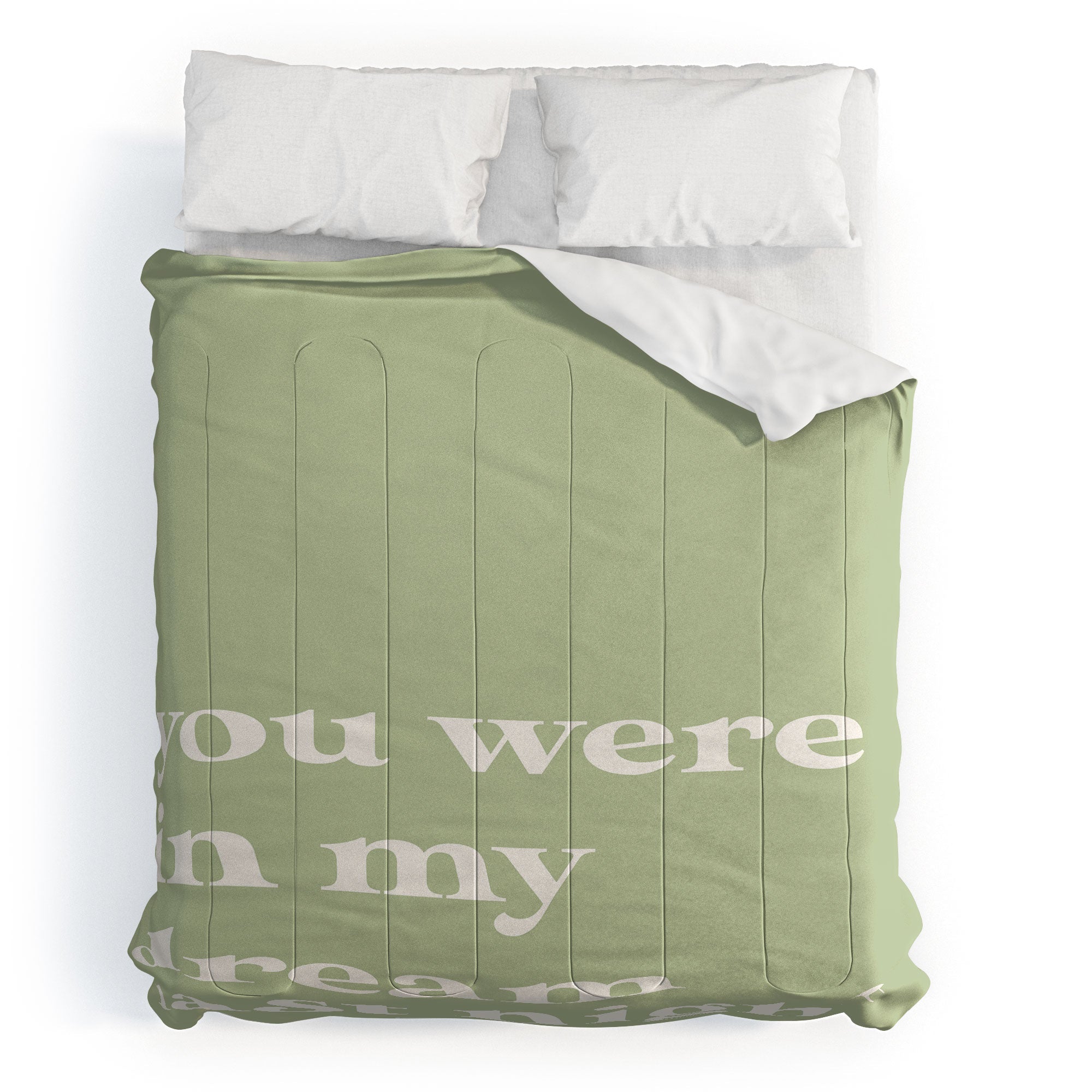 April Lane Art Green Dream I Comforter