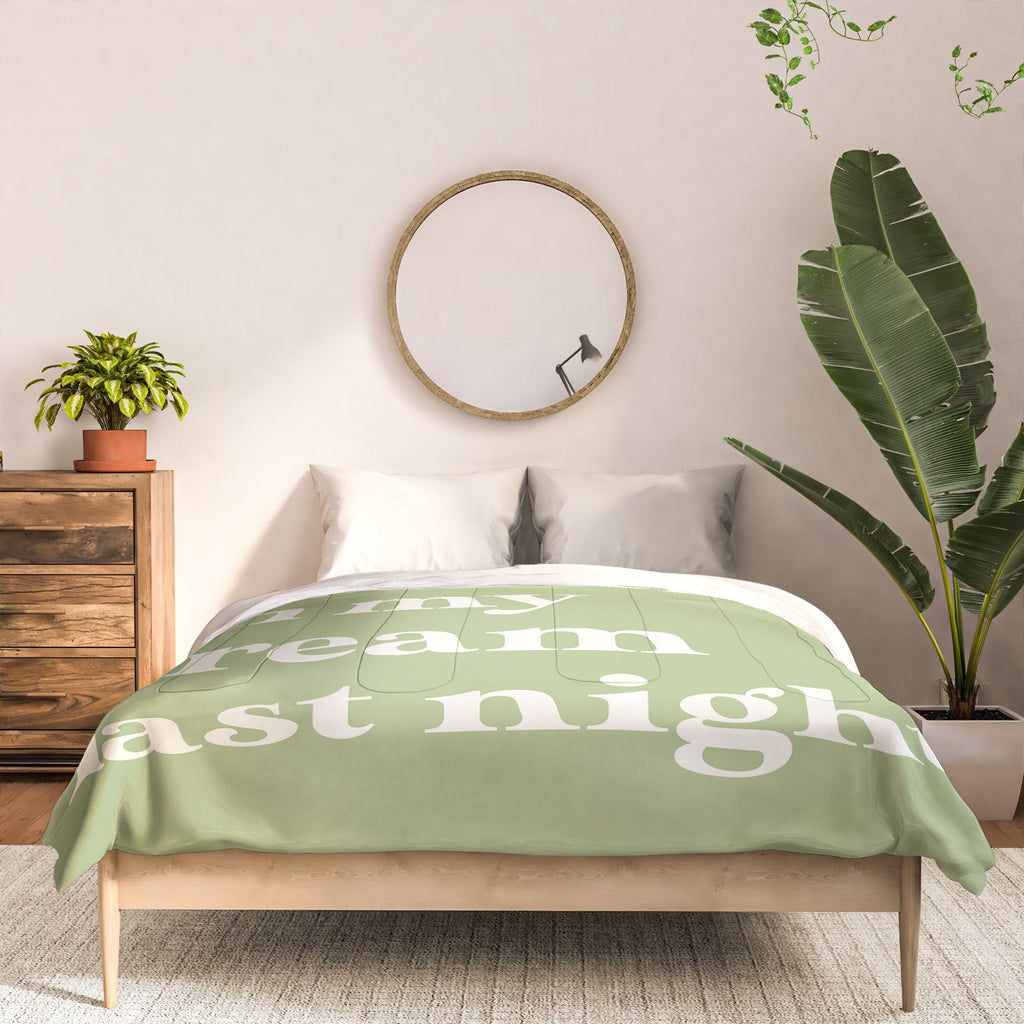 April Lane Art Green Dream I Comforter