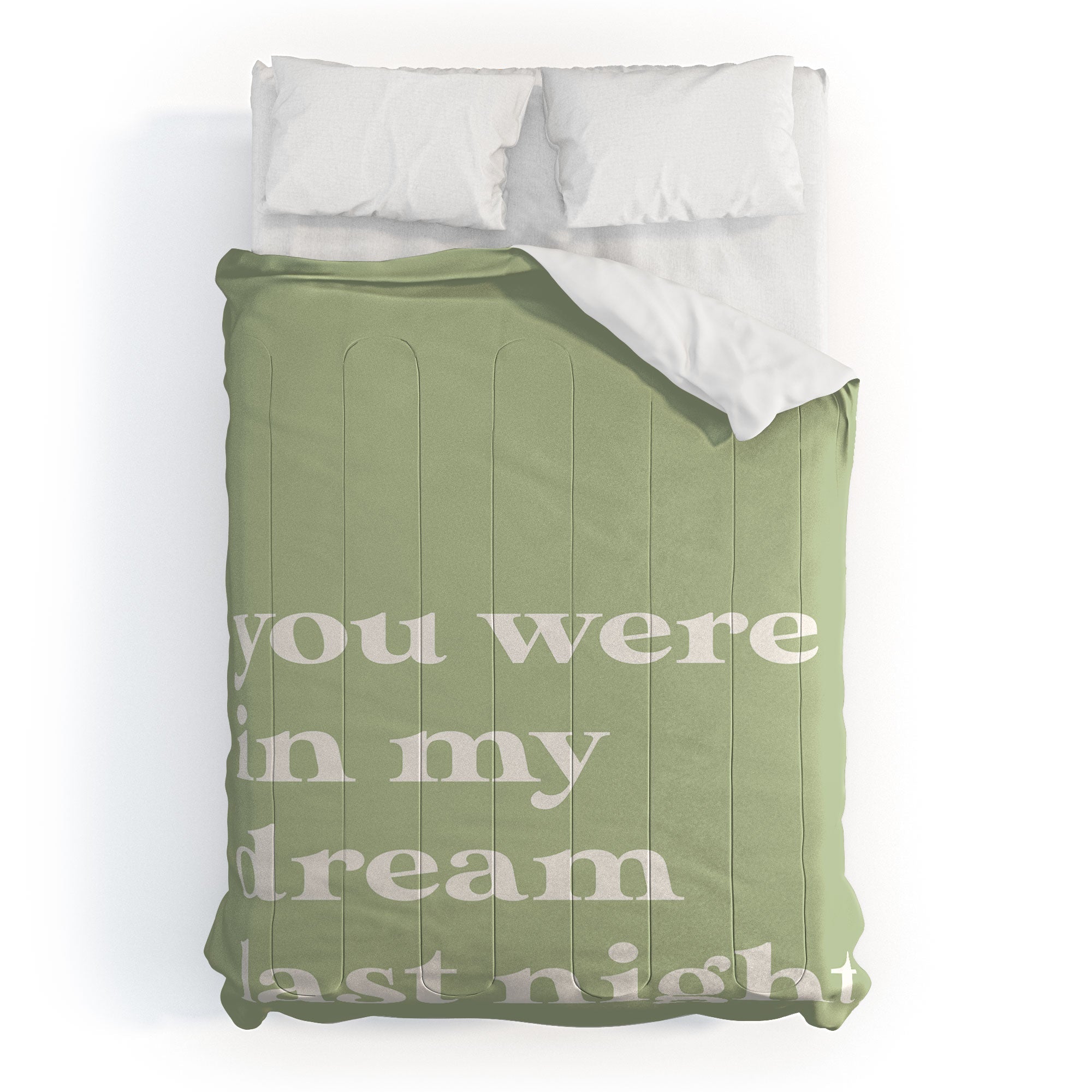April Lane Art Green Dream I Comforter
