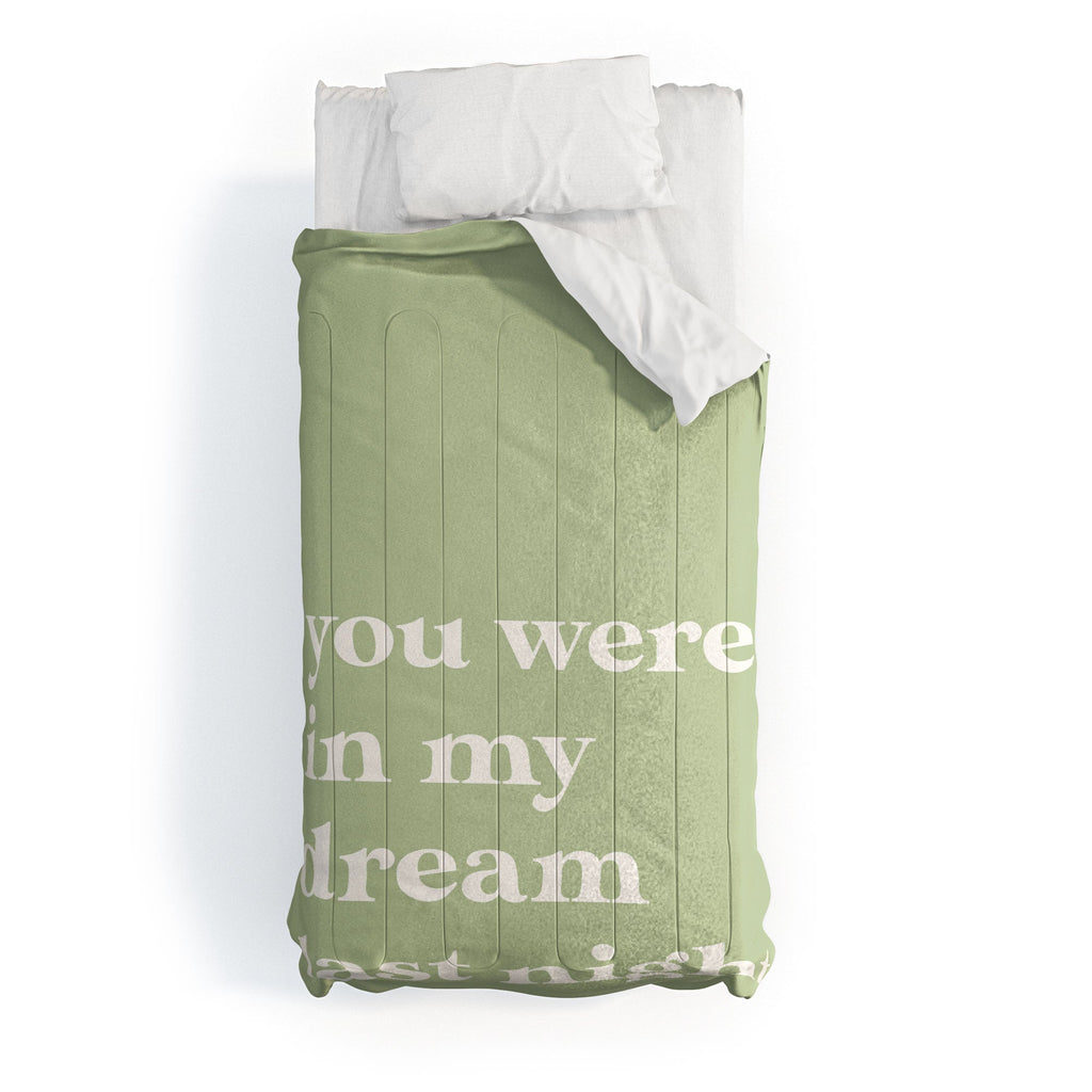 April Lane Art Green Dream I Comforter