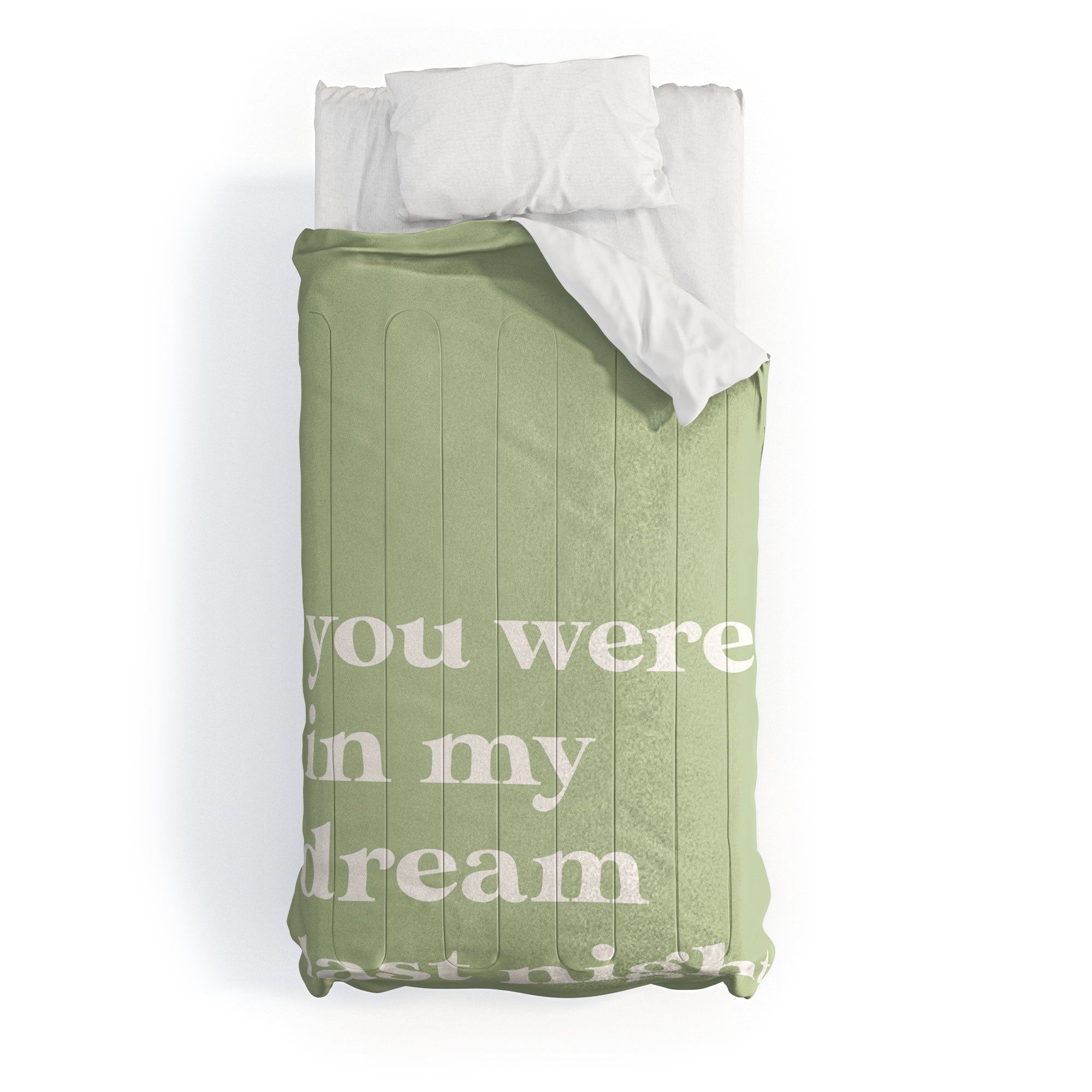April Lane Art Green Dream I Comforter