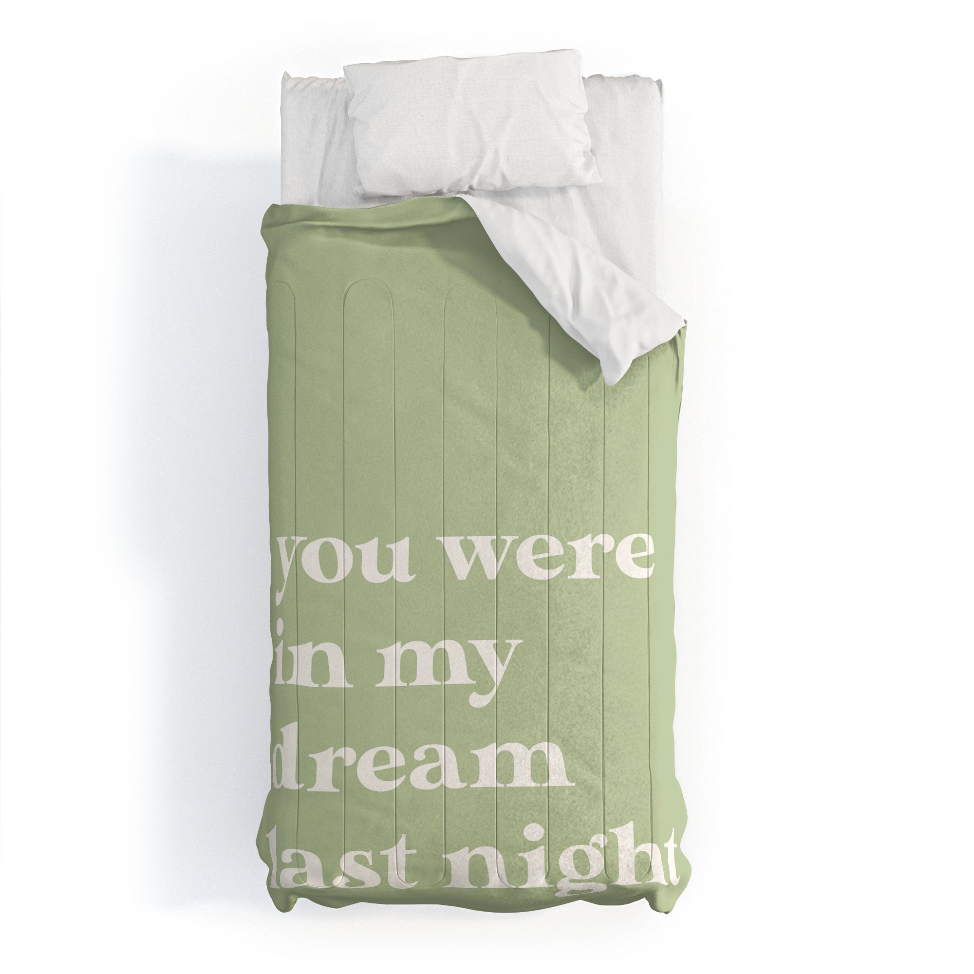 April Lane Art Green Dream I Comforter