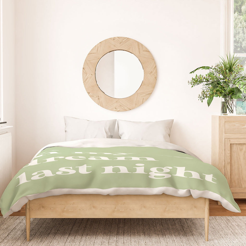 April Lane Art Green Dream I Duvet Cover