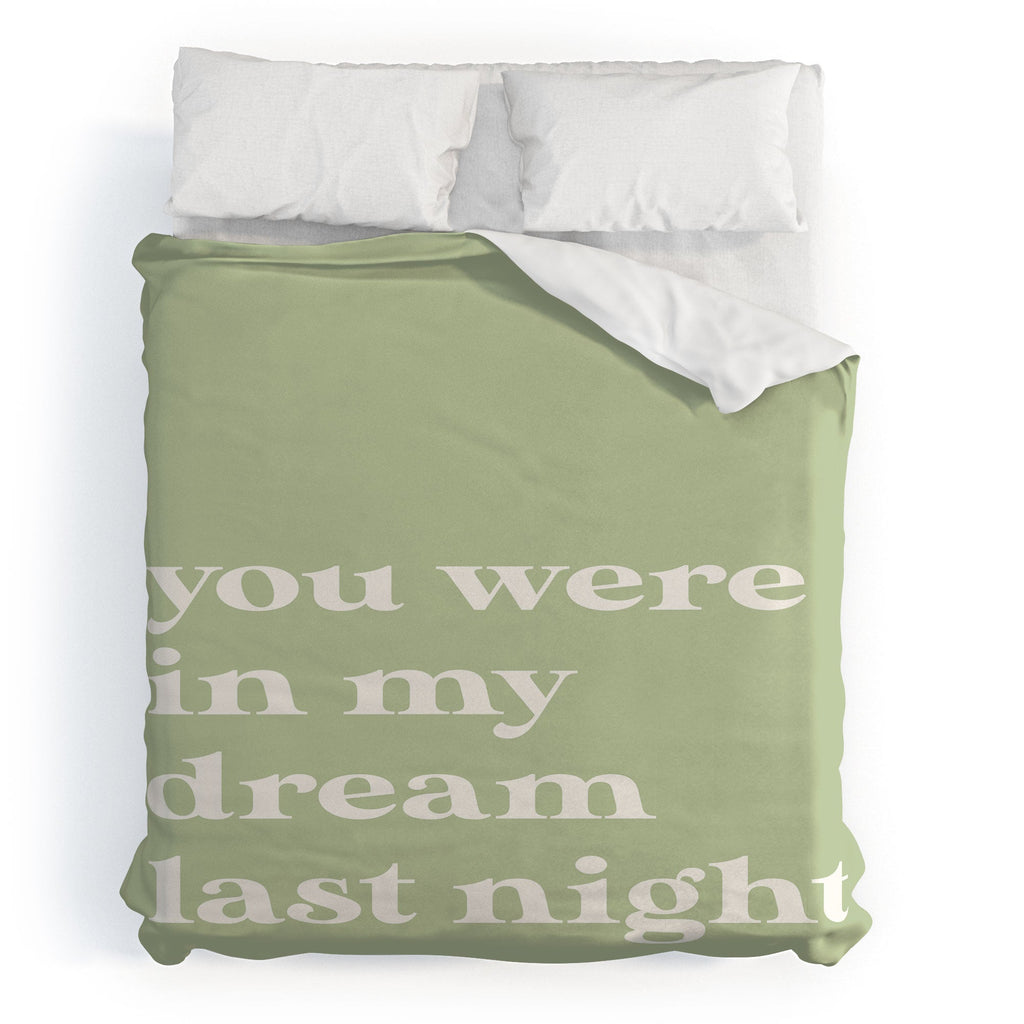 April Lane Art Green Dream I Duvet Cover