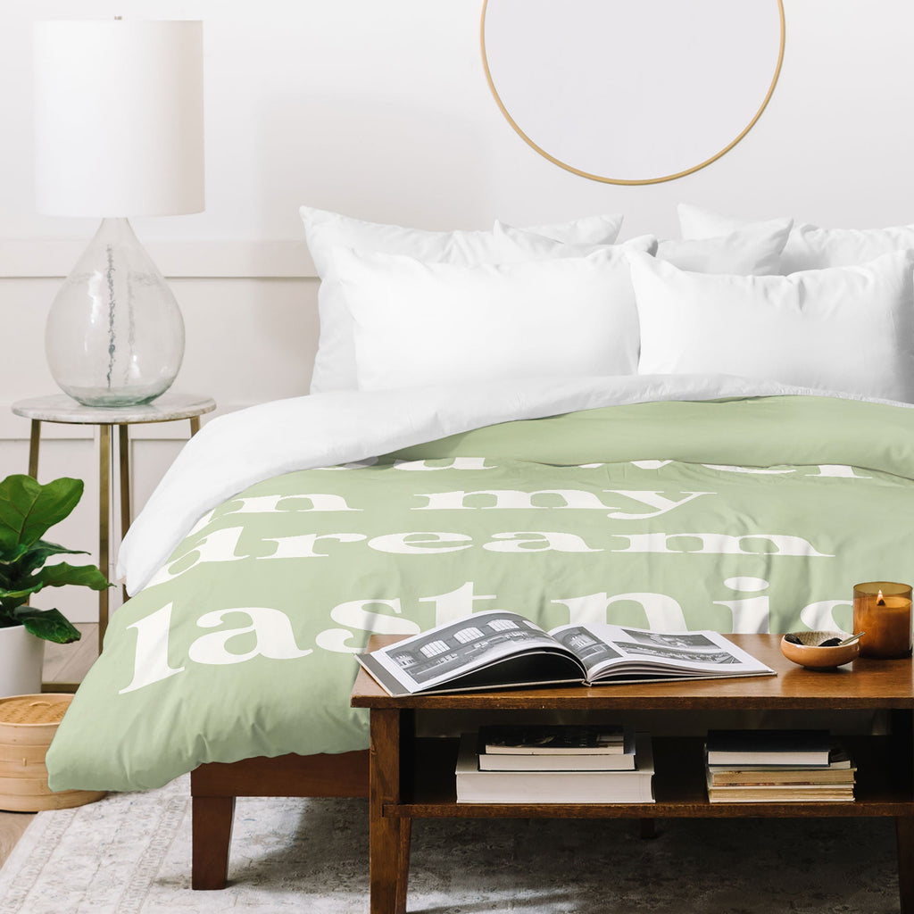 April Lane Art Green Dream I Duvet Cover