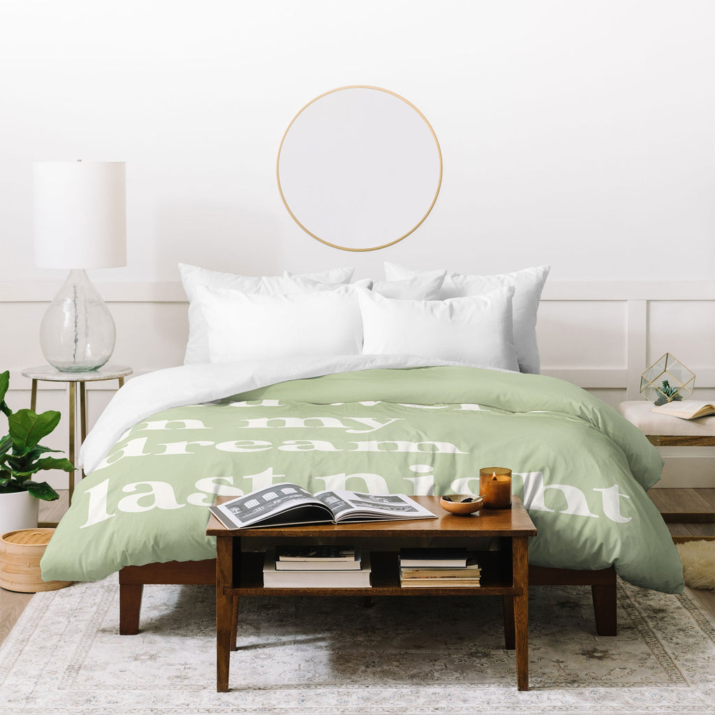 April Lane Art Green Dream I Duvet Cover
