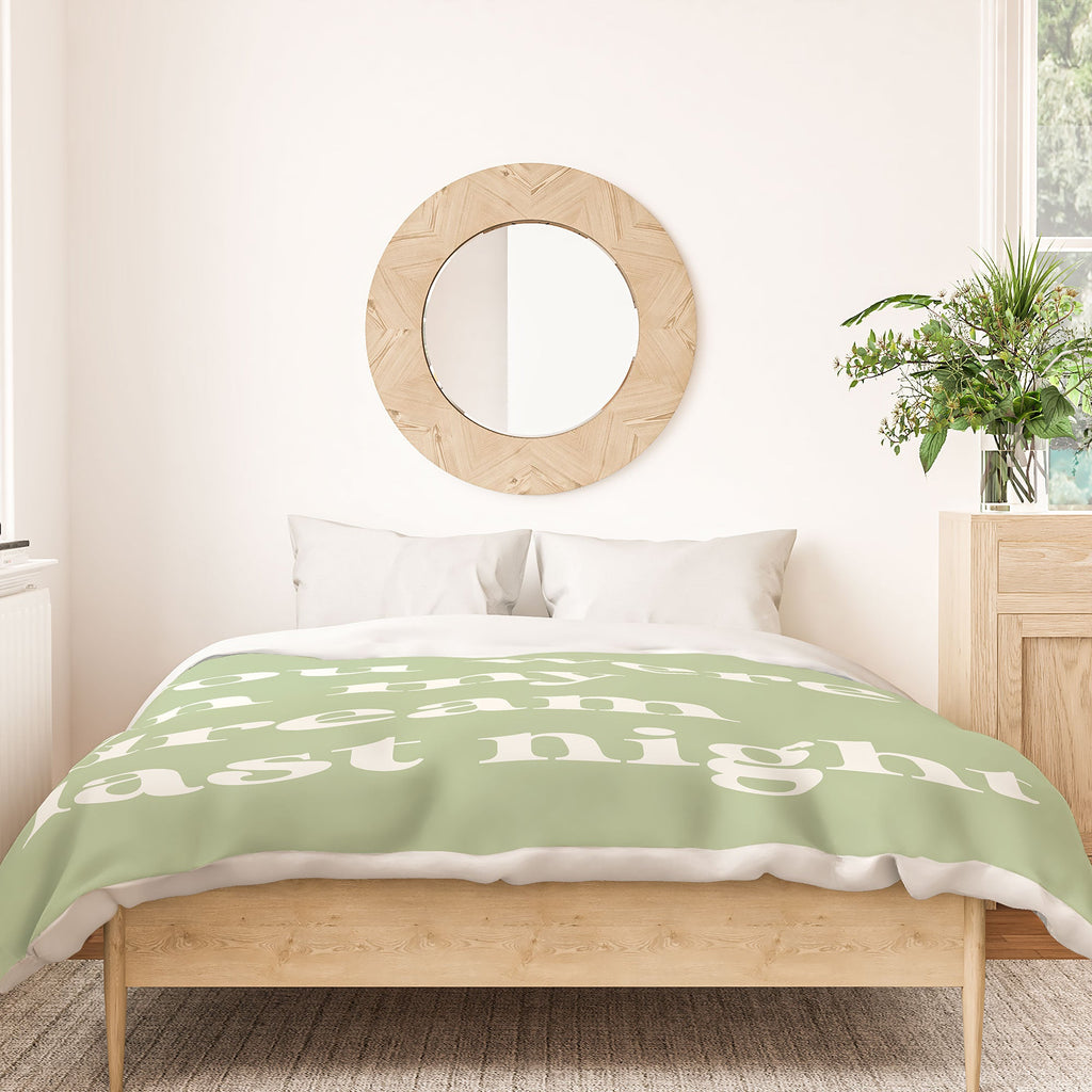 April Lane Art Green Dream I Duvet Cover
