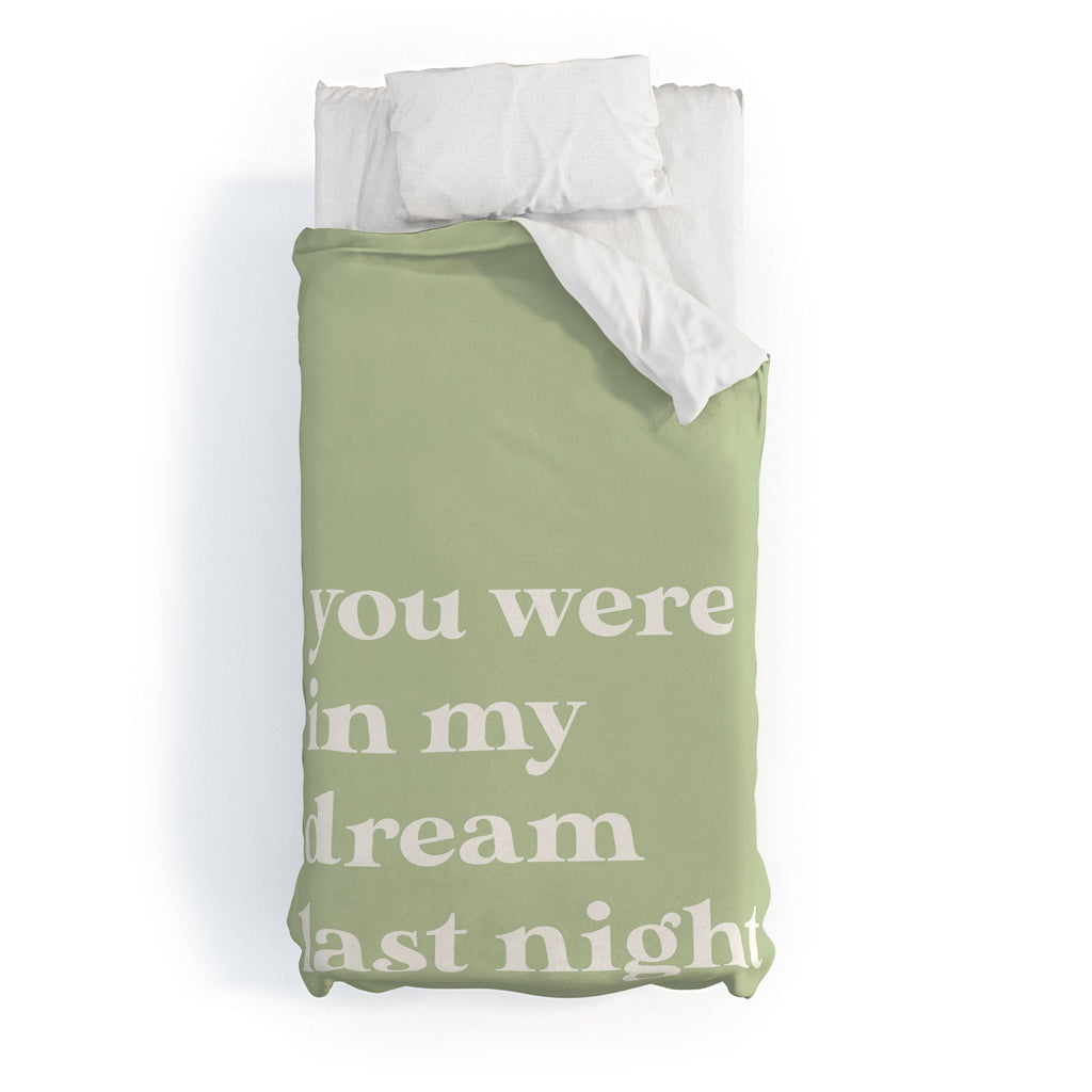 April Lane Art Green Dream I Duvet Cover