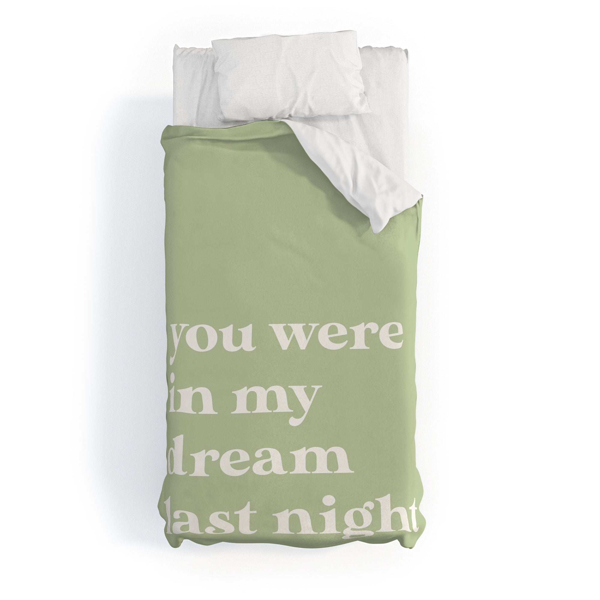April Lane Art Green Dream I Duvet Cover
