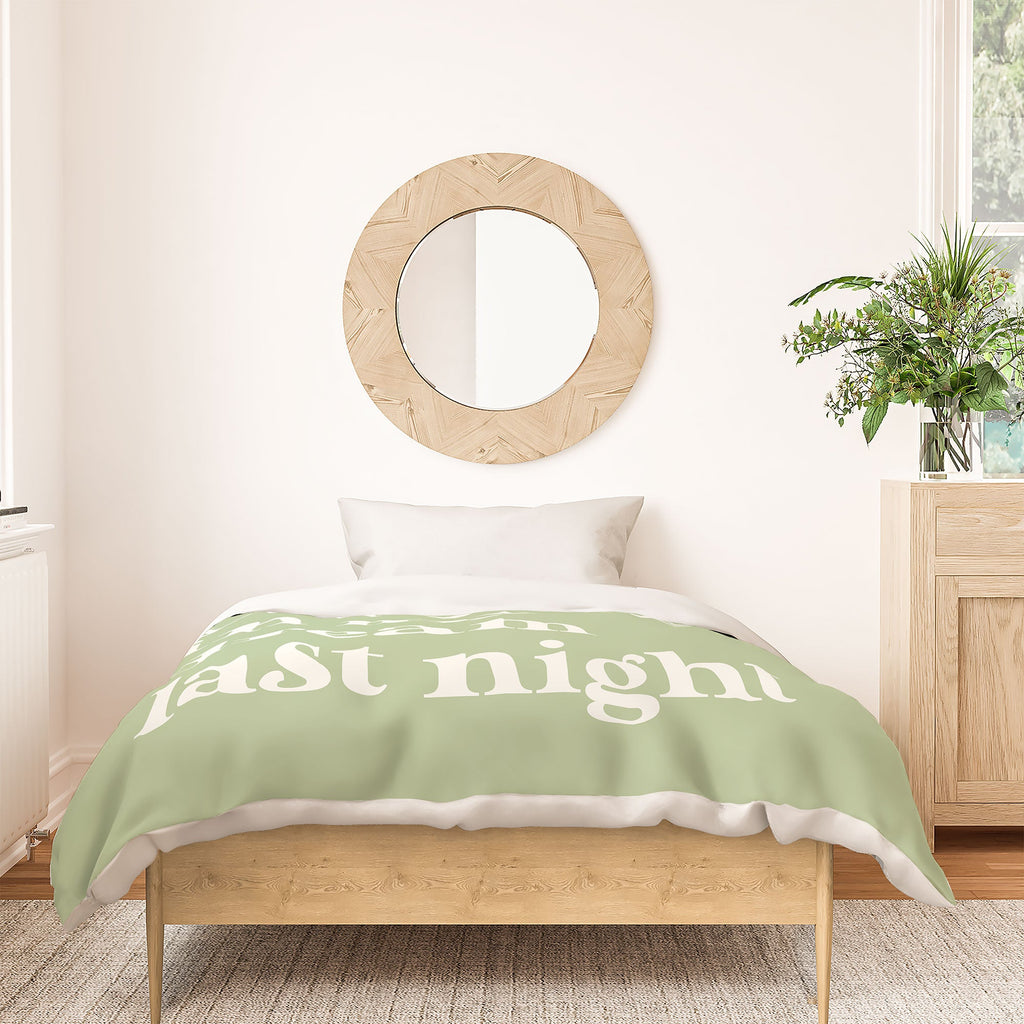 April Lane Art Green Dream I Duvet Cover