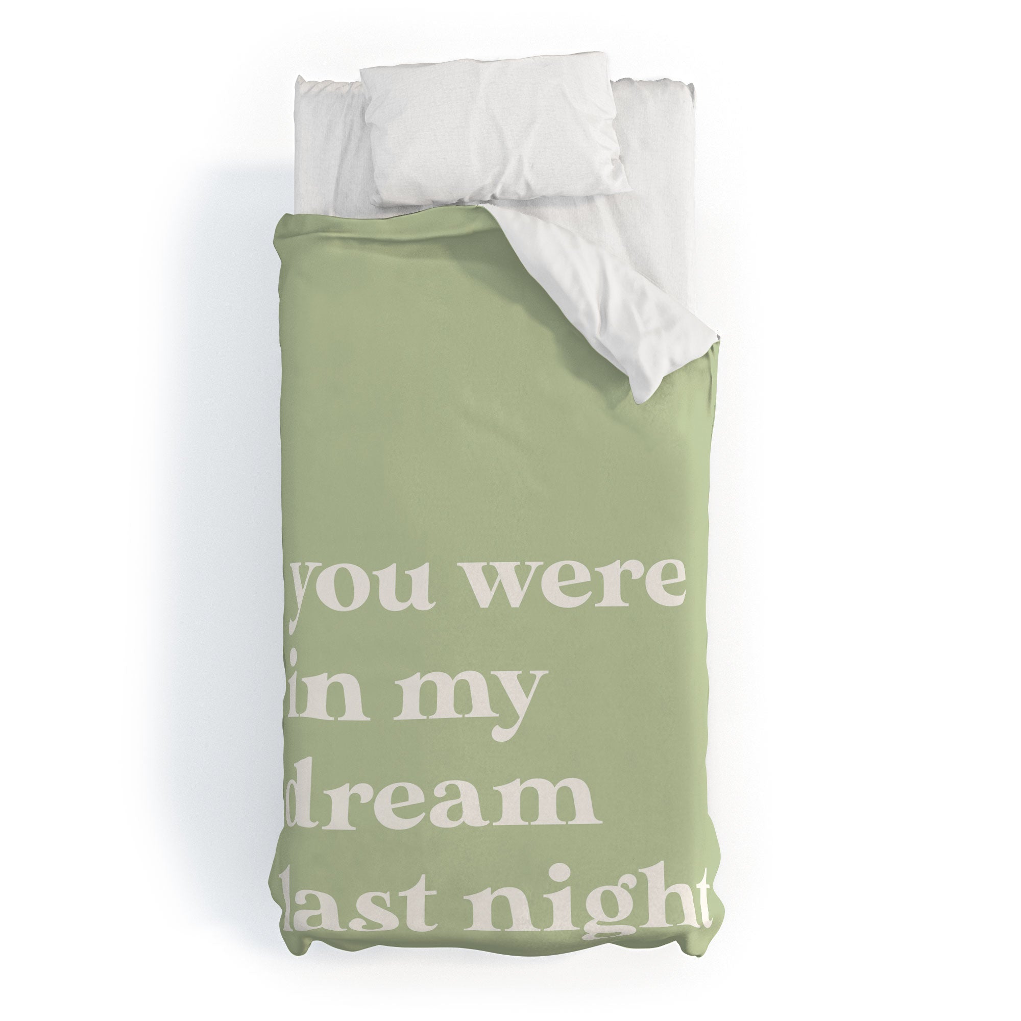 April Lane Art Green Dream I Duvet Cover