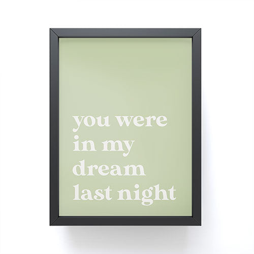 April Lane Art Green Dream I Framed Mini Art Print