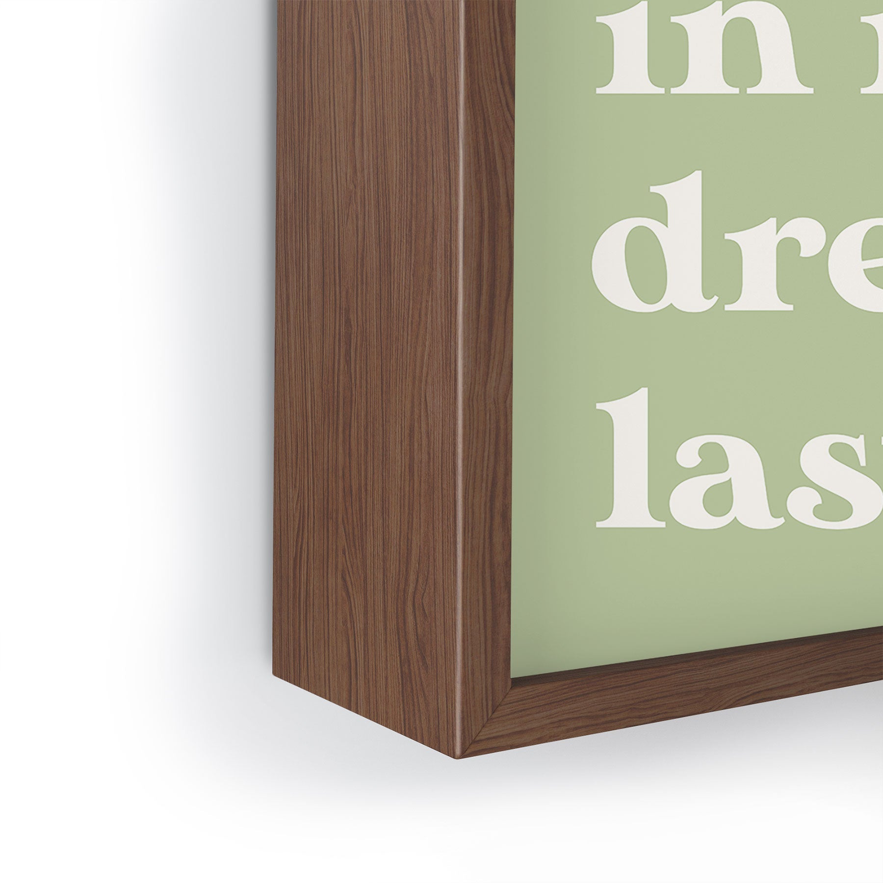 April Lane Art Green Dream I Framed Mini Art Print