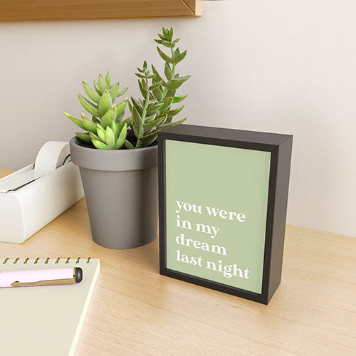April Lane Art Green Dream I Framed Mini Art Print
