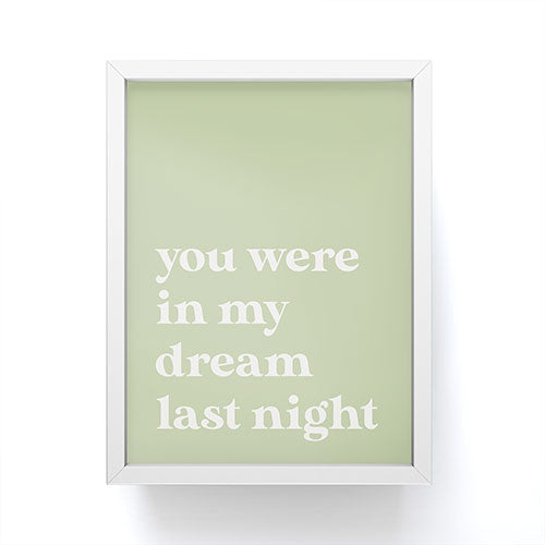 April Lane Art Green Dream I Framed Mini Art Print