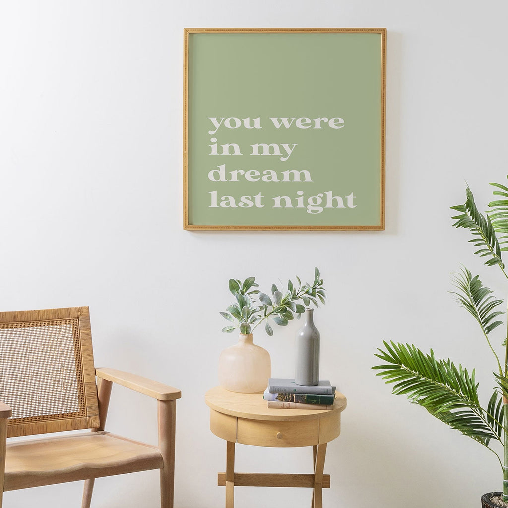 April Lane Art Green Dream I Framed Wall Art