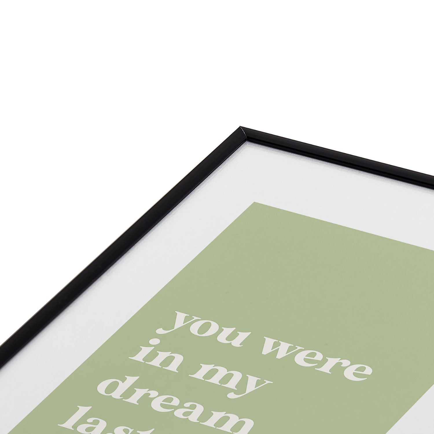 April Lane Art Green Dream I Metal Framed Art Print