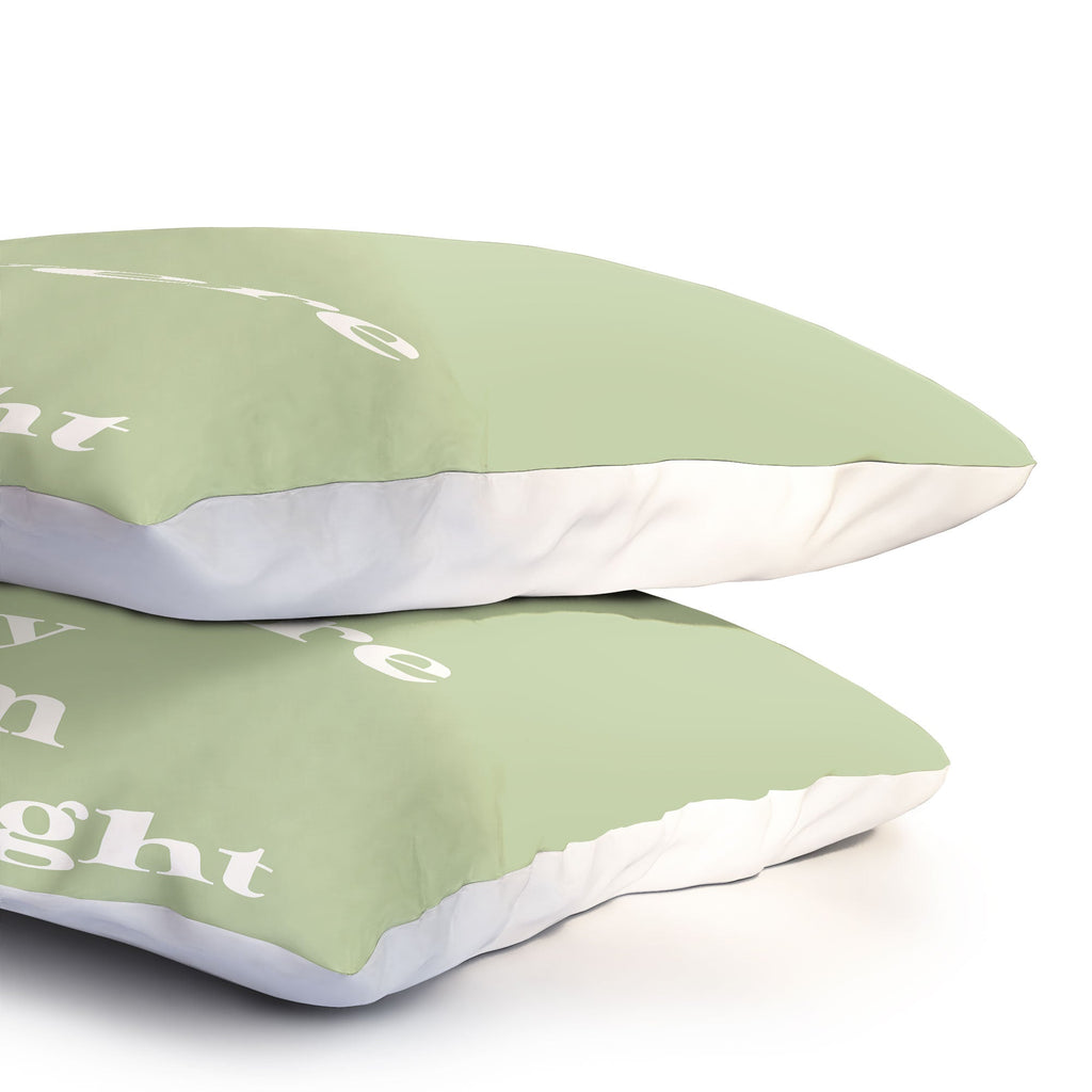 April Lane Art Green Dream I Pillow Shams