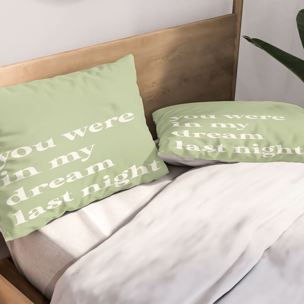 April Lane Art Green Dream I Pillow Shams
