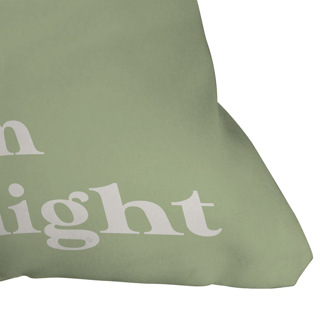 April Lane Art Green Dream I Outdoor Throw Pillow