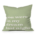 April Lane Art Green Dream I Outdoor Throw Pillow